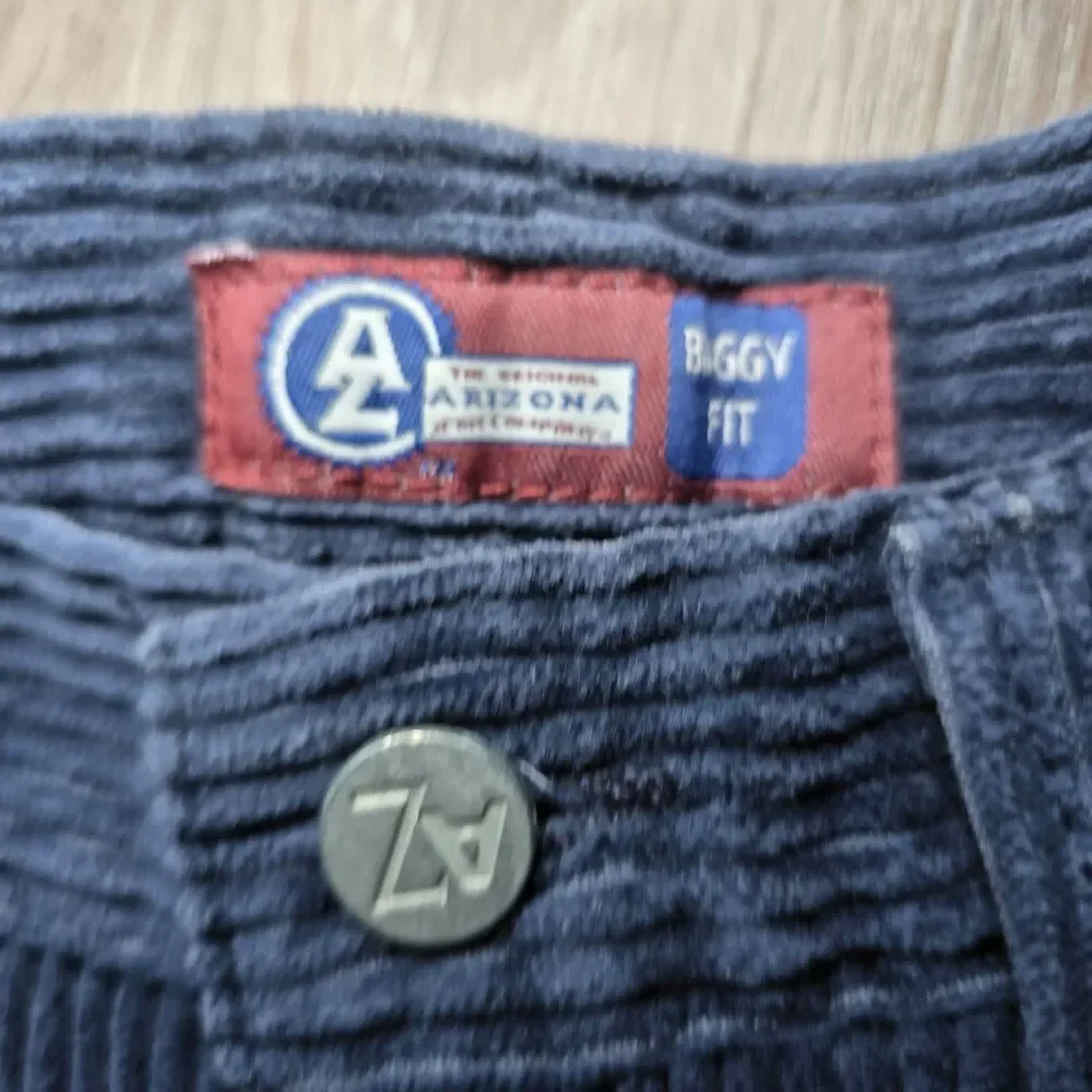 Vintage Arizona Jean Co Corduroy Pants Mens 32x30* Baggy Fit Blue '99 Y2K Grunge